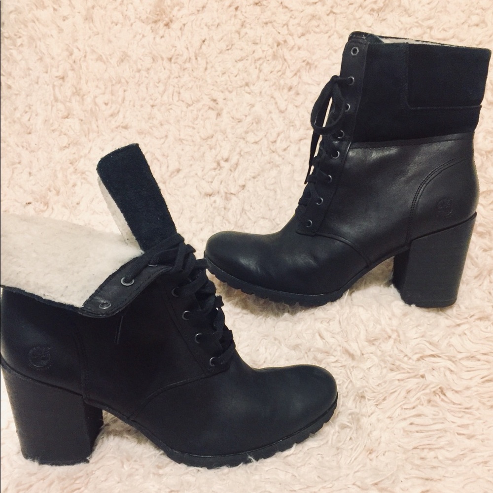 Timberland Swazey black leather & suede boot 10